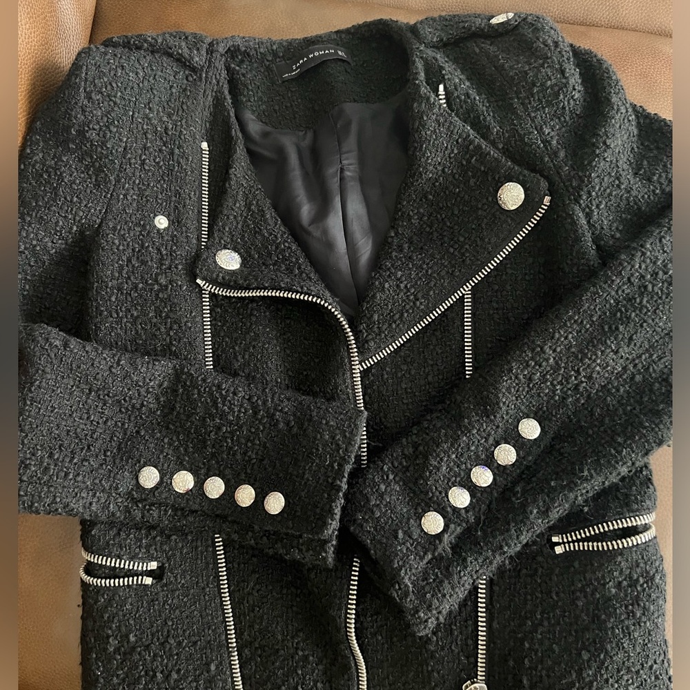 Zara Motto Jacket S